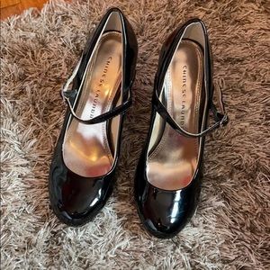Black Chinese Laundry close toe heels